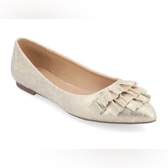 NEW Journee Collection Women’s Judy Gold Flats Size 9 - Picture 1 of 13